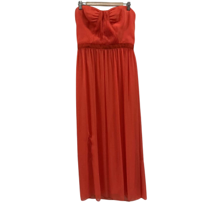Portmans Womens  Size 12 Maxi Dress Orange 