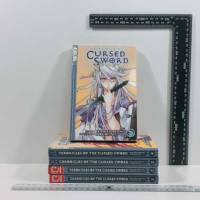 5x Chronicles of The Cursed Sword Books 
