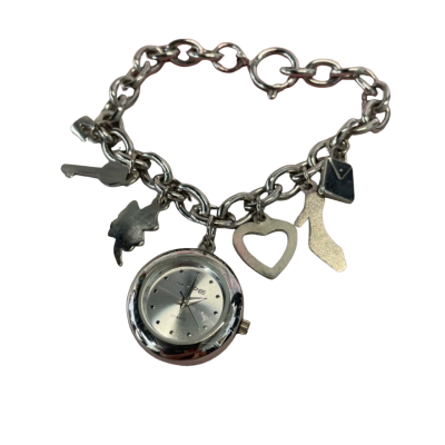 Hype Bracelet Watch in Silver Tone Setting. Working 