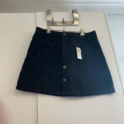 Lily Loves Denim Womens  Size 12 Mini Skirt Black  