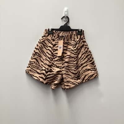 Lullaby Club Maple Tailored Tiger Womens Short Size XS