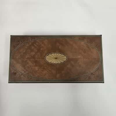 1920's Tin with Small Feet and a Lovely Art Deco Design