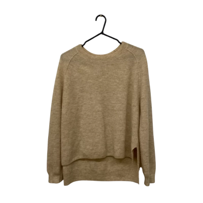 Womens Acne Studios Size 8 Alpaca Sweater Beige 