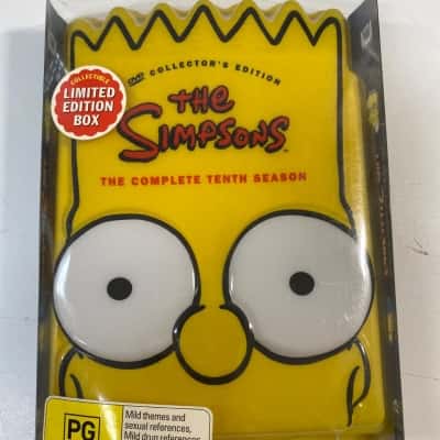 The Simpsons Complete Tenth Season DVD Limited Edition Bart Collectors