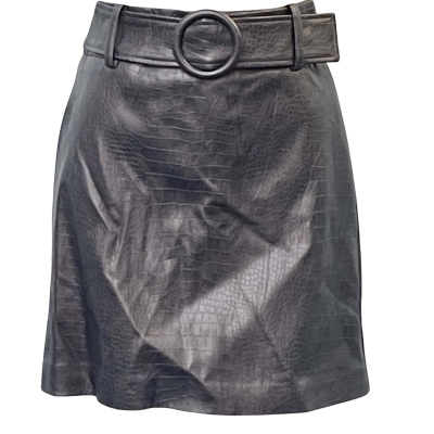 Forever New Womens Size 6 A-Line/Mini Skirt Navy Blue