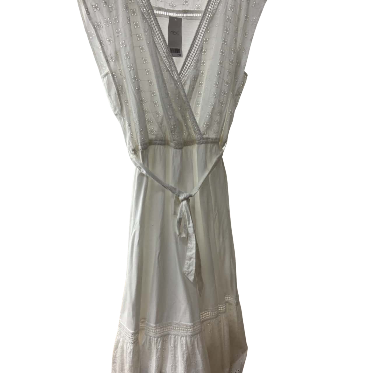 NEXT Womens Size 18 Maxi Dress White (s)