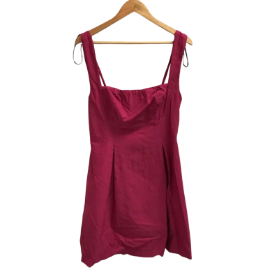 NWT Pilgrim Magenta Bailie Sleeveless Mini Dress Size 14 