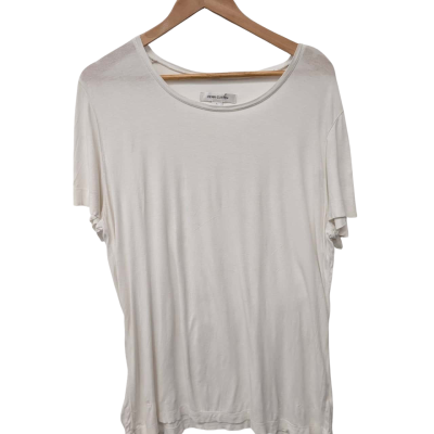 Perri Cutten Womens White Short Sleeve Top