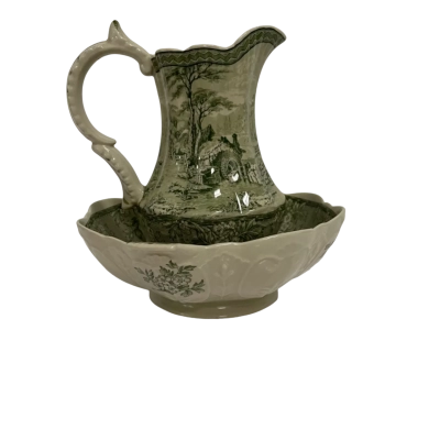 Somerton Green Jug and basin set