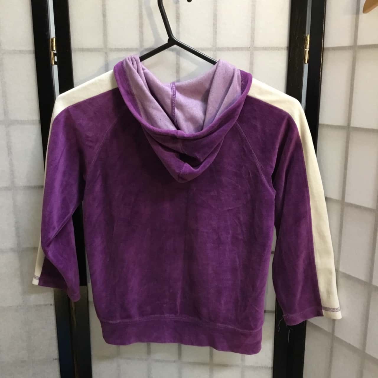purple zip up