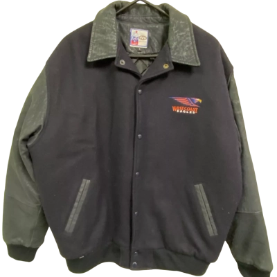 Vivid Unisex Westcoast Eagles   Size L Sports Coat Black  / Navy Blue 