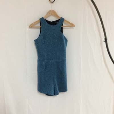 LIFE with BIRD Women's  Size XS Playsuit Black  / Blue 