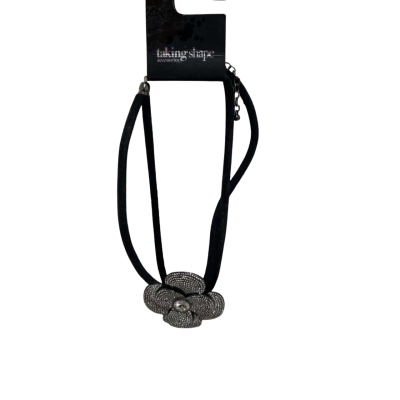 Taking Shape Womens Necklace Black  / Silver - RRP $34.95