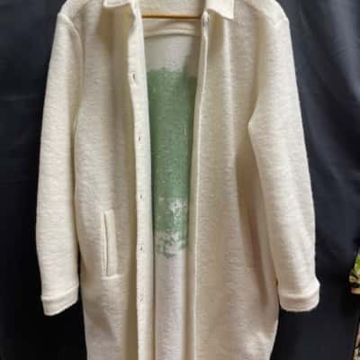  Crossly Womens Size 14 White Coat