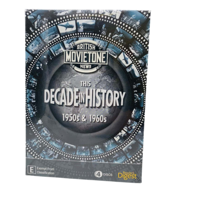 BNWT British Movietone News This Decade in History  1950s 7 1960s 4 DVD Set SEALED 