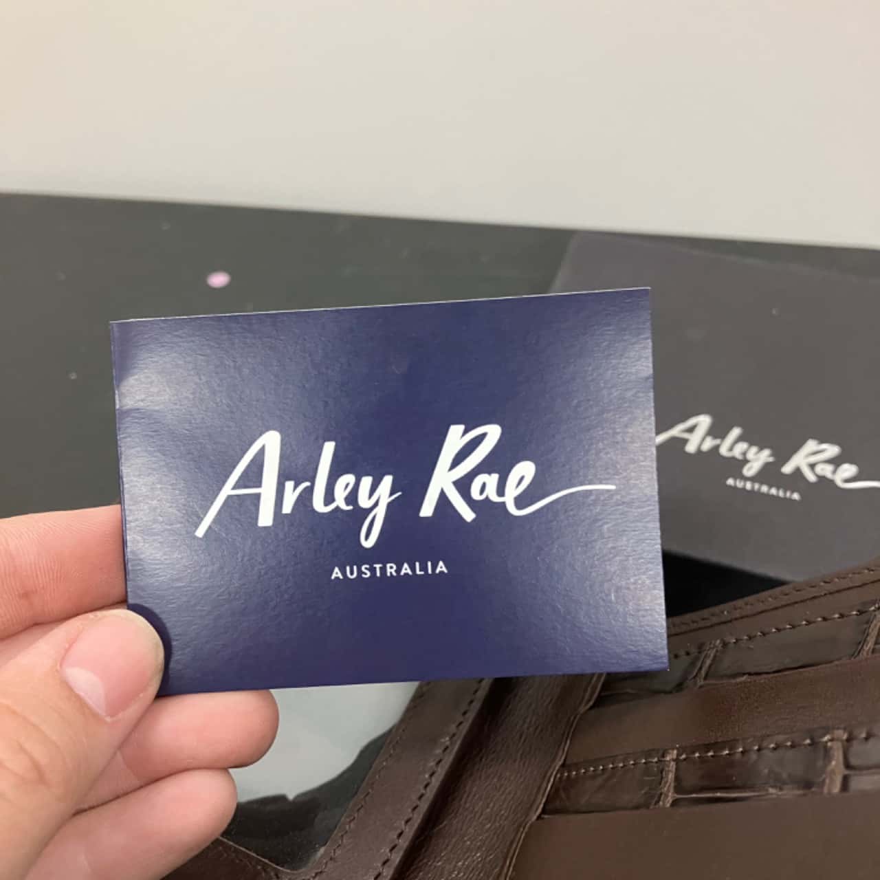 Arley Rae Men’s Saltwater Crocodile Wallet RRP $250(s) - New Without ...