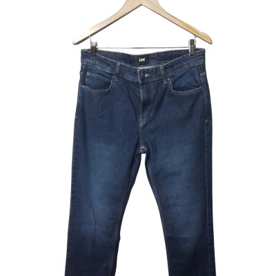 Lee Mens Size 30 Relaxed Fit Jeans Blue 