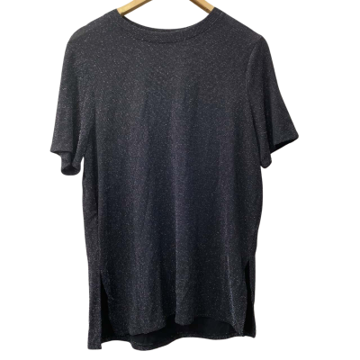Decjuba Womens  Size M Short Sleeve Shirt Black  