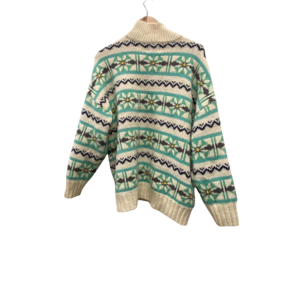 American Eagle Unisex  Size L Jumper Multicoloured / White 