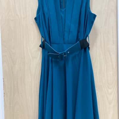 City Chic Womens (3) Size M Sleeveless Dress  Teal 