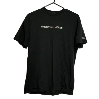 Tommy Jeans Mens  Size S Short Sleeve T-shirt Black  
