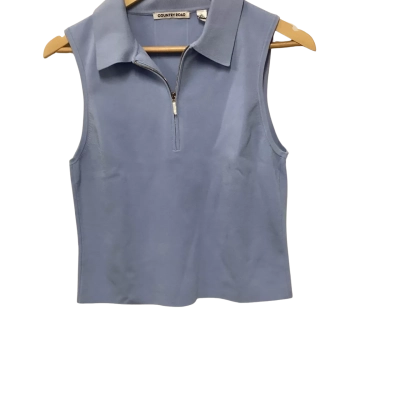 Country Road Womens  Size L Sleeveless Top Blue 