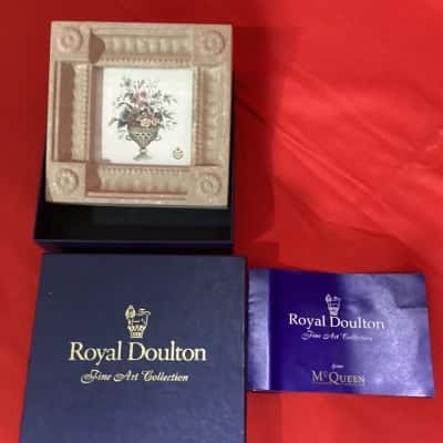 Royal Doulton Fine Art Miniature “McQueen” Floral Print IV