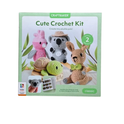 CraftMaker Super Cute Crochet Kit - Brand New Still Sealed