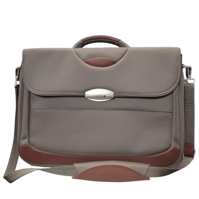 Samsonite Grey and Brown Briefcase/Laptop Bag