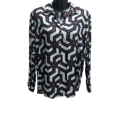 Pol Womens  Size 8 Button Up Top Multicoloured 