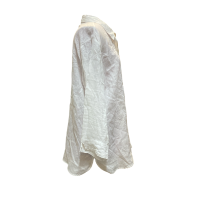 Black Pepper Womens  Size 20 3/4 Sleeve Shirt / Button Up Top White 