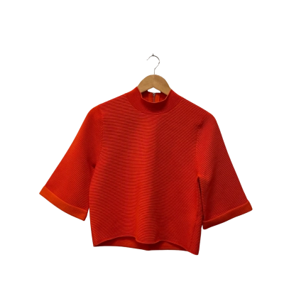 Karen Millen Womens  Size 12 / M Cropped Top Orange 