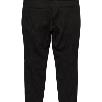 CUE Women’s Size 12 Black Jacquard Pants – Made in Australia