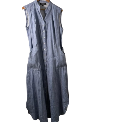  Huntress Womens  Size 16 Maxi Dress Blue 