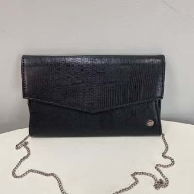 Olga Berg Womens Handbag / Shoulder Bag Animal print / Black  