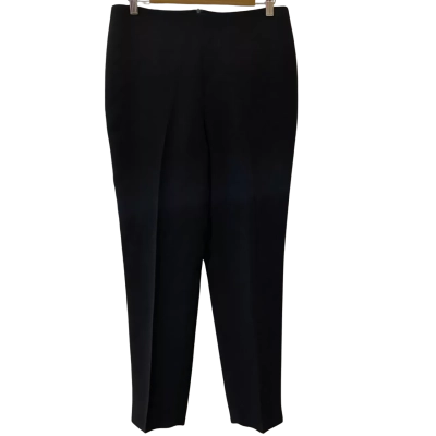 Carla Zampatti Womens Size 8 Black Ankle Length Pants 