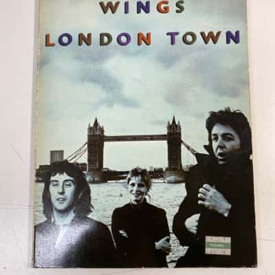 Wings London Town music book 