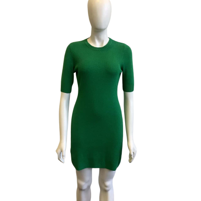 Bec & Bridge Women's Size 12 Short Sleeved Mini Dress Green