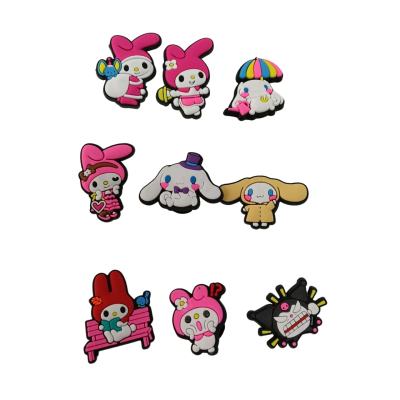  9x Cute ‘My Melody’ Jibbitz – Bunnies & Cat Characters #Sanrio #MyMelody #CuteAccessories Other 