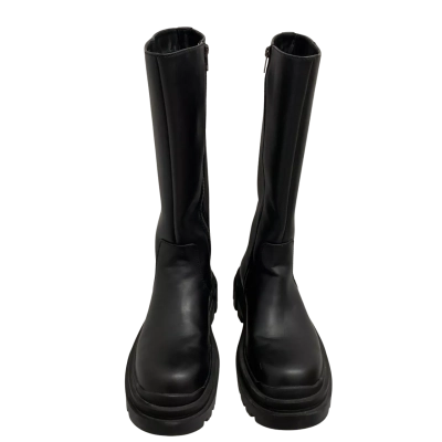 Bershka Chunky Calf-Length Boots.  Size 41
