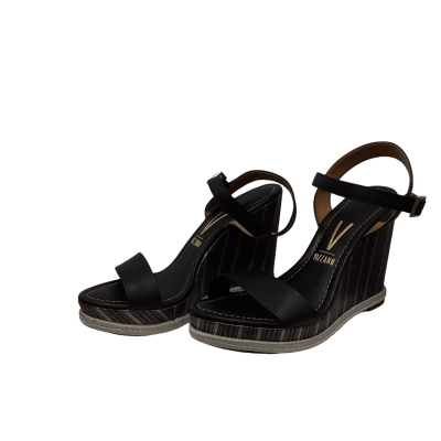 Vizzano Womens  Size 6 Wedges Black  