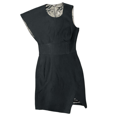 BNWT Bardot Size 8 Black Asymmetrical Black Mini Sleeveless Dress