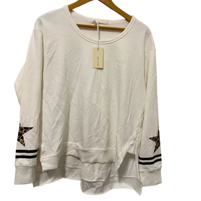 3RD story  Womens  Size S Long Sleeve Top Off White 