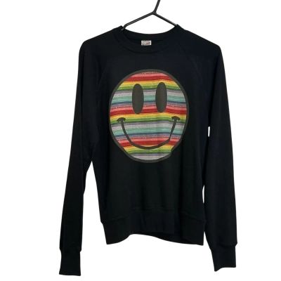 Fruit Of The Loom Mens  Size S Jumper Black  / Multicoloured / Pattern 