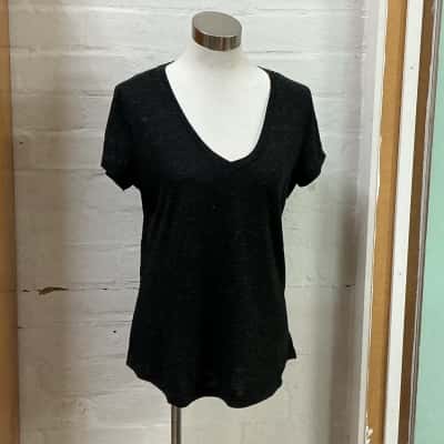 Adidas Womens  Size 10 T-shirts Black  