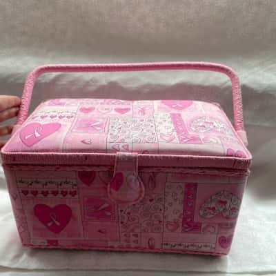 Pretty Pink craft/sewing carry bag 