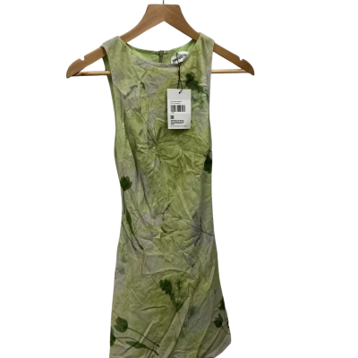 Princess Polly Womens 6 Mini Dress Floral / Green 