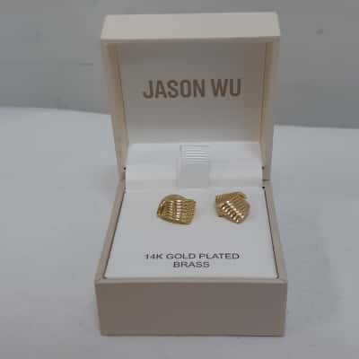 Jason Wu 14k Gold Plated Brass Earrings.