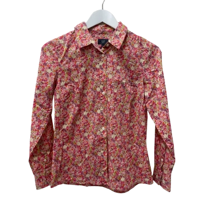 Sportscraft Womens  Size 10 Long Sleeve Top Floral - 100% European Cotton fabric