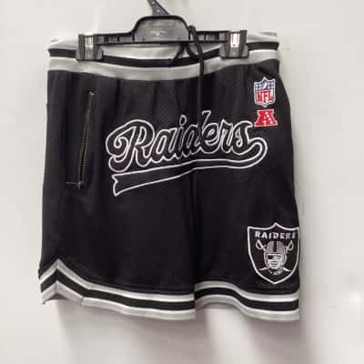 NFL AUTHENTIC RAIDERS BLACK Mens SIZE XS  